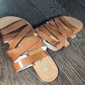 Louise et cie flat sandals leather slip on